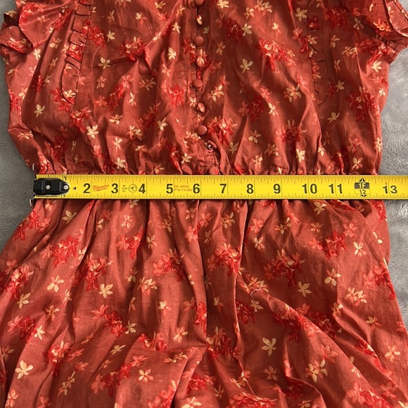 NWT Outerknown Canyon Dress Coral Superbloom Size Small - Picture 9 of 13